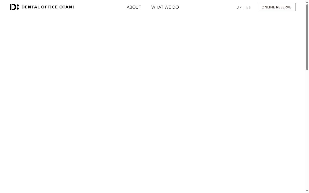 医療法人禄士会　ＤＥＮＴＡＬ　ＯＦＦＩＣＥ　ＯＴＡＮＩの公式サイトのスクリーンショット